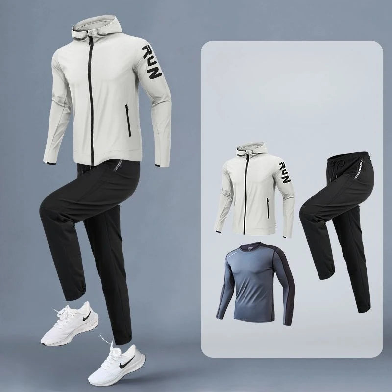Sportswear Set for Men: Ideal for Running, Cycling, Fitness Training & Gym Exercises - New in Men's Sets