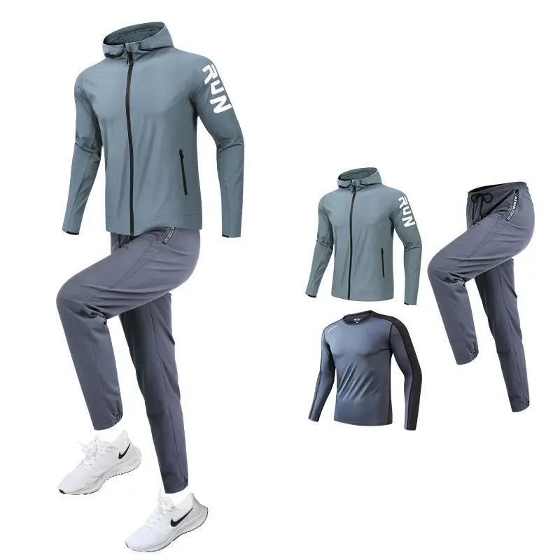 Sportswear Set for Men: Ideal for Running, Cycling, Fitness Training & Gym Exercises - New in Men's Sets