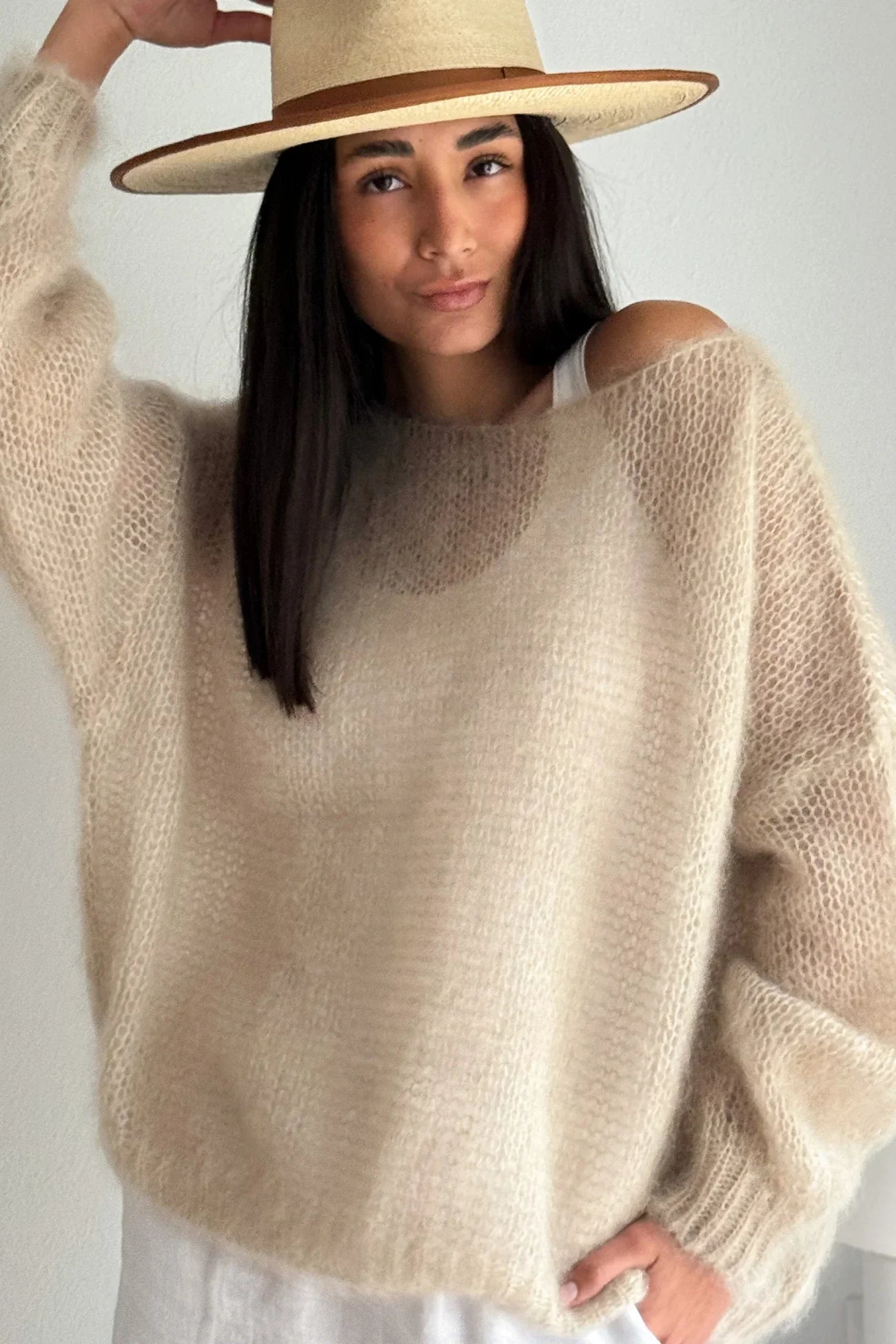 Women'S Casual Sweater   Soft  Comfortable Off Shoulder Pullover in Light Blue Perfect for Spring Fall  Casual Attire Casual S