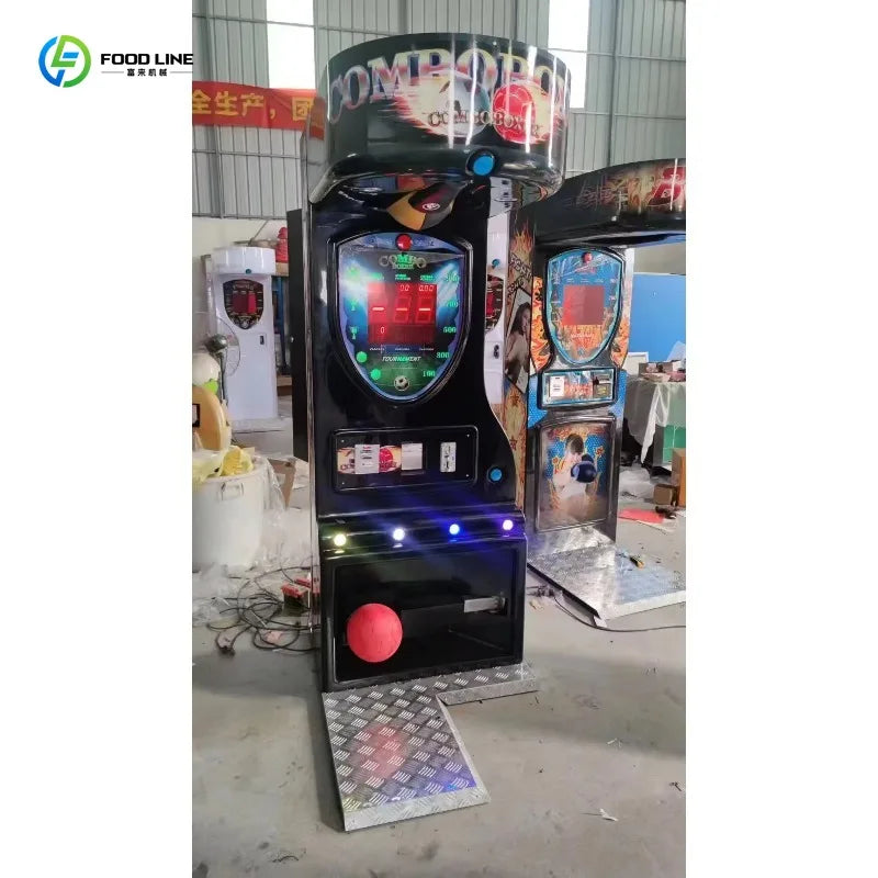 Customized Gym Entertainment Coin Operated Boxing Machine E fitness Competitive Arcade Game Equipment