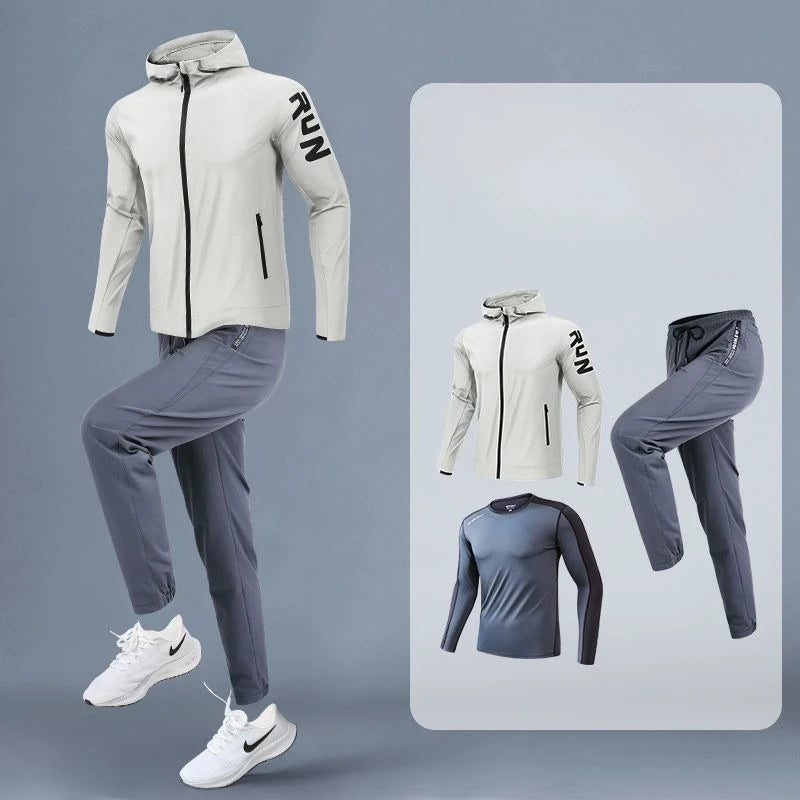 Sportswear Set for Men: Ideal for Running, Cycling, Fitness Training & Gym Exercises - New in Men's Sets