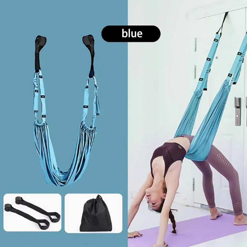 Yoga Hammock, Home Yoga Split Strap, Handstand & Backbend Training Equipment, Doorway Stretch Strap Yoga Cloth