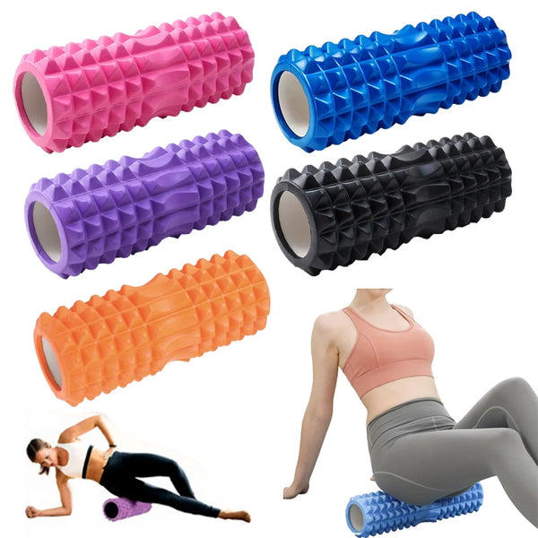 Yoga Column Roller Fitness Equipment EVA Foam Roller Yoga Pilates Block Gym Accessories
