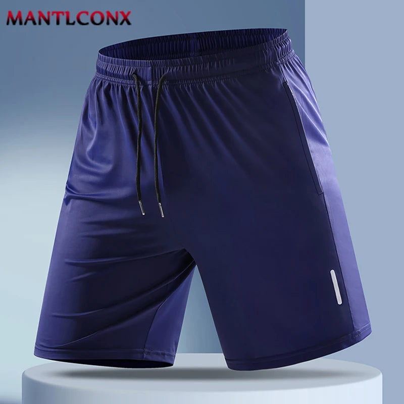 Gym Shorts Men Summer Quick Dry Training Shorts Fitness Drawstring Lightweight Short Sweatpants Man Workout Bottoms Running Wear