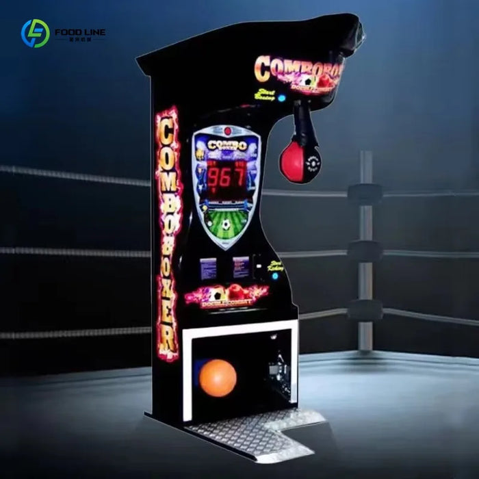 Customized Gym Entertainment Coin Operated Boxing Machine E fitness Competitive Arcade Game Equipment