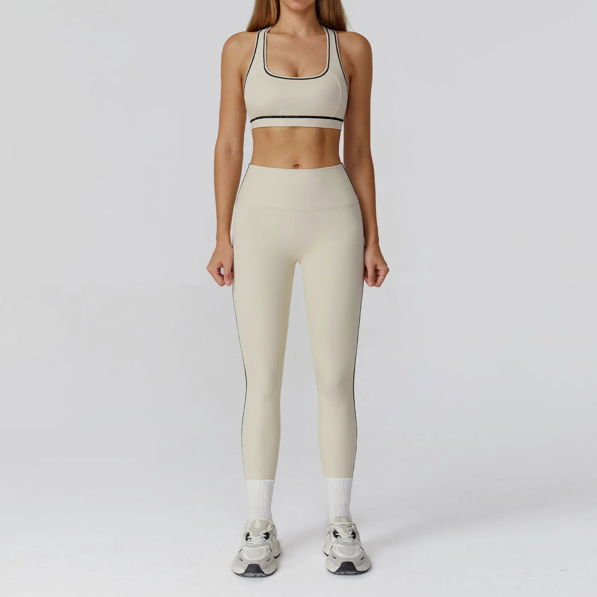 3PCS Yoga Set Women Workout Set 2 Pieces Sportswear Yoga Suit Gym Clothing Fitness Zipper Long Sleeve Sports High Waist Leggings