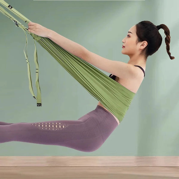 Yoga Hammock, Home Yoga Split Strap, Handstand & Backbend Training Equipment, Doorway Stretch Strap Yoga Cloth
