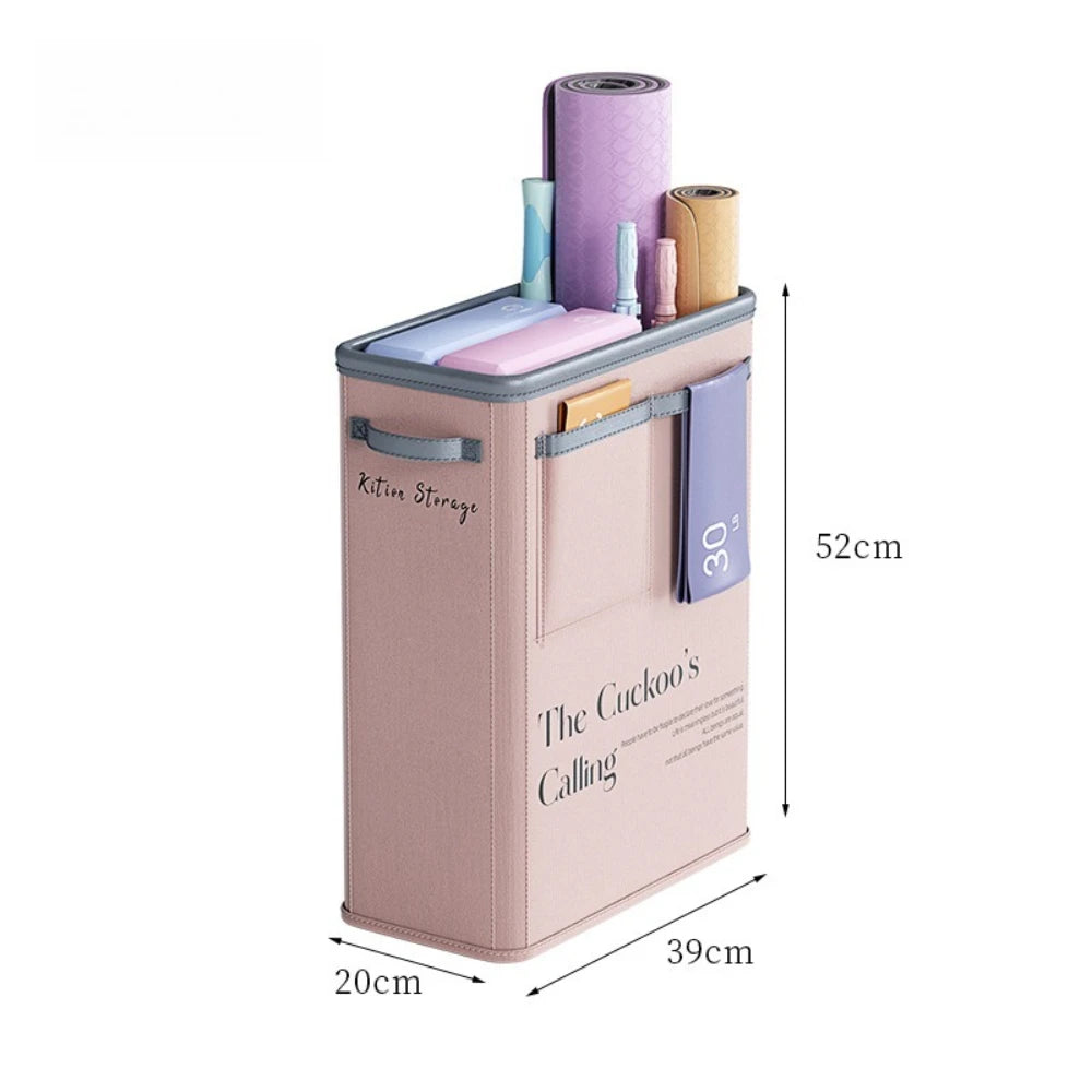 Yoga Storage Basket Sports Equipment Storage Foldable Miscellaneous Items Yoga Mat Organizing Home Sports Equipment Storage