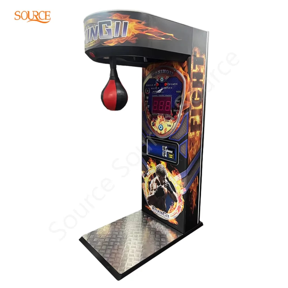 Customized Gym Entertainment Coin Operated Boxing Machine E fitness Competitive Arcade Game Equipment