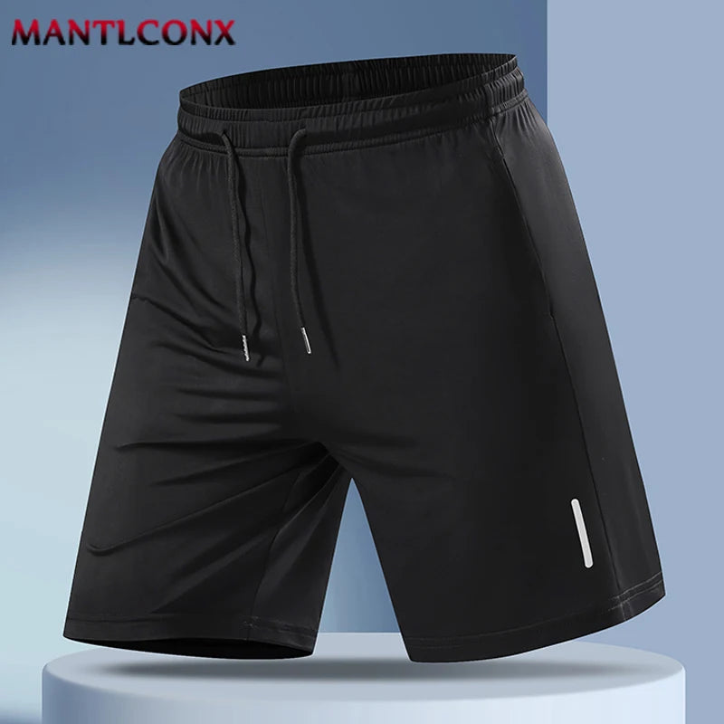 Gym Shorts Men Summer Quick Dry Training Shorts Fitness Drawstring Lightweight Short Sweatpants Man Workout Bottoms Running Wear