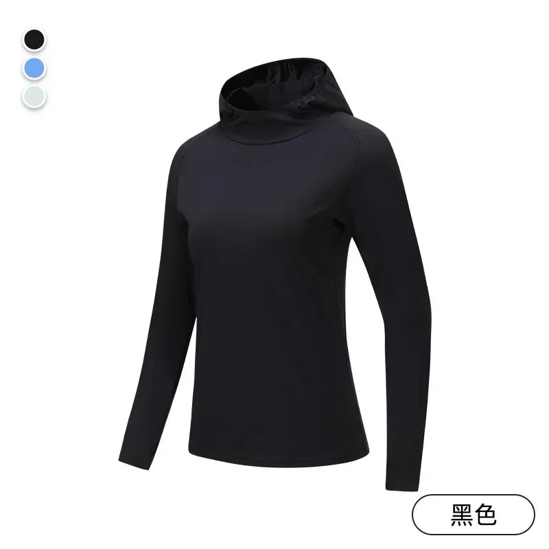 Men Gym Sportswear Hoodie T Shirt Man Long Sleeve Tops Fall Winter Velvet Running Jackets Women Hooded Sports Top Fitness Wear