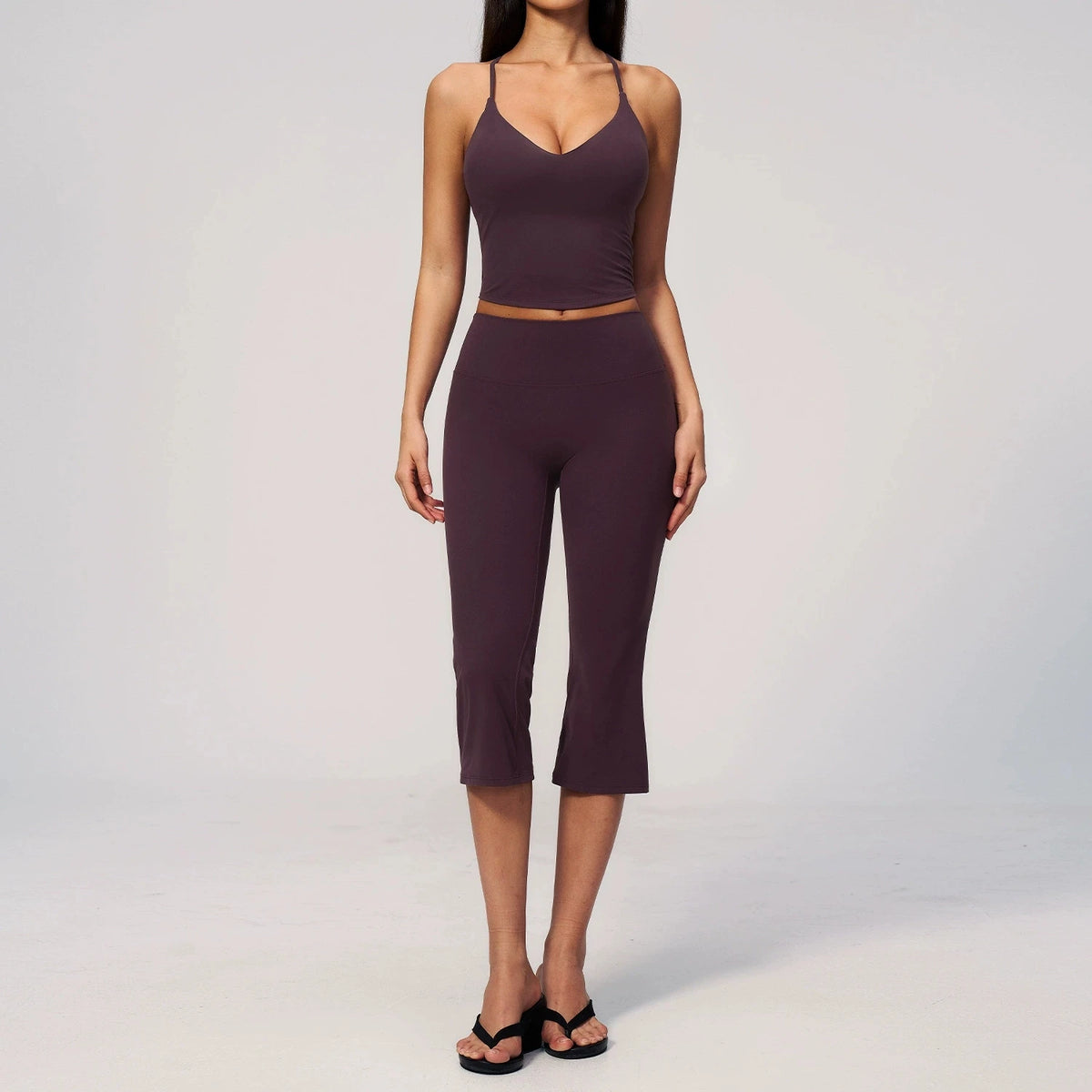 Yoga Set 2 Pieces Sports Suit Fitness Outfits Women Tracksuit Workout Clothes Running Sports Bra Leggings Gym Suit Athletic Wear