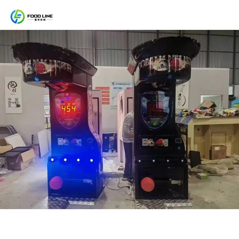Customized Gym Entertainment Coin Operated Boxing Machine E fitness Competitive Arcade Game Equipment