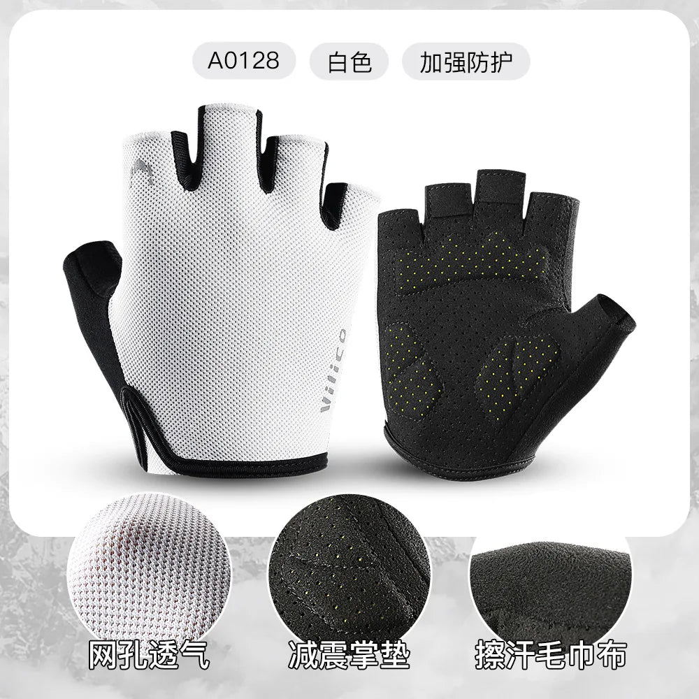 1Pair Training Sport Gloves for Men Women Workout Fitness Body Building Weightlifting Gym Hand Wrist Palm Protector Dumbbells Ha