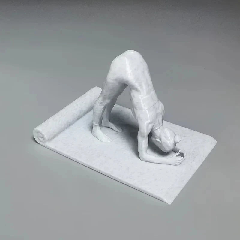 Yoga Girl Phone Stand Creative Meditation Figurine Holder Stable Desk Phone Holder Home Office Decor